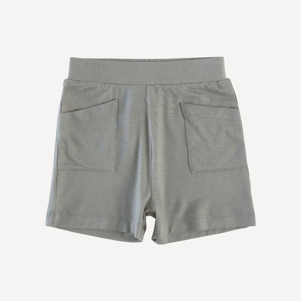 NWT 4T Kate Quinn vintage track short cape cottage lenzing modal Nantucket gray